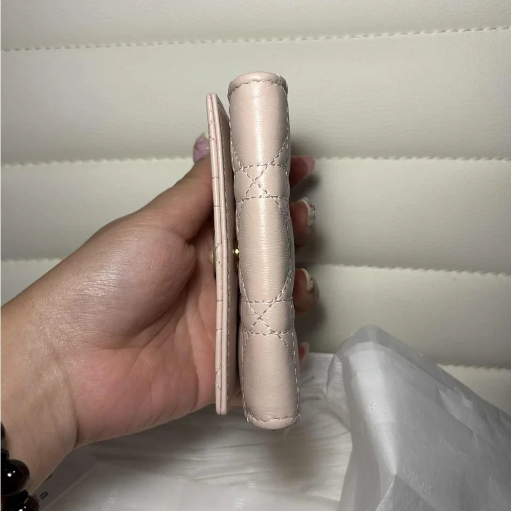 Dior Nude Quilted Leather Wallet